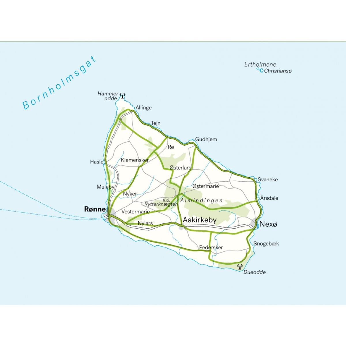 Calazo Kort Bornholm 1:50.000