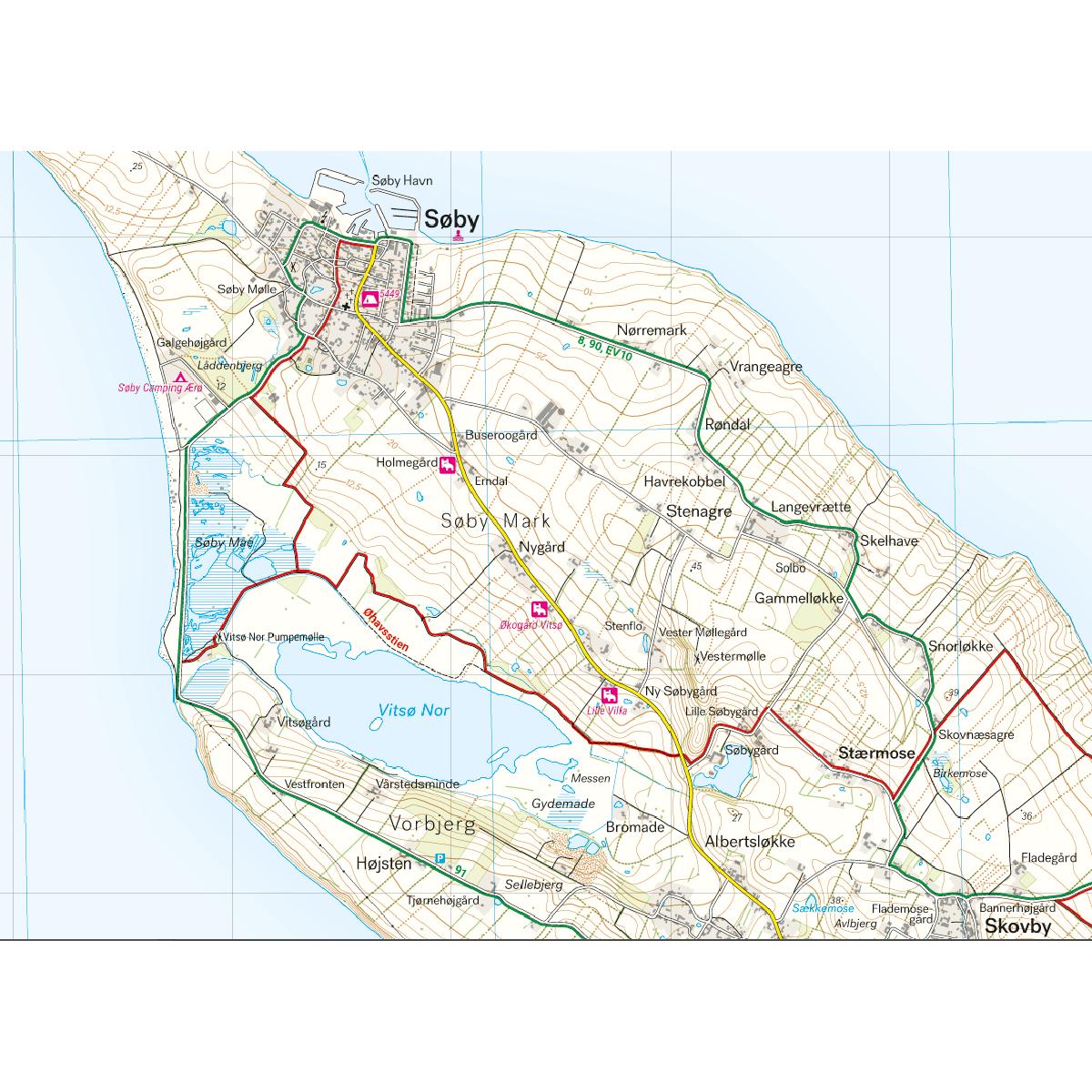 Calazo Kort Øhavsstien nord – Faaborg & Svendborg