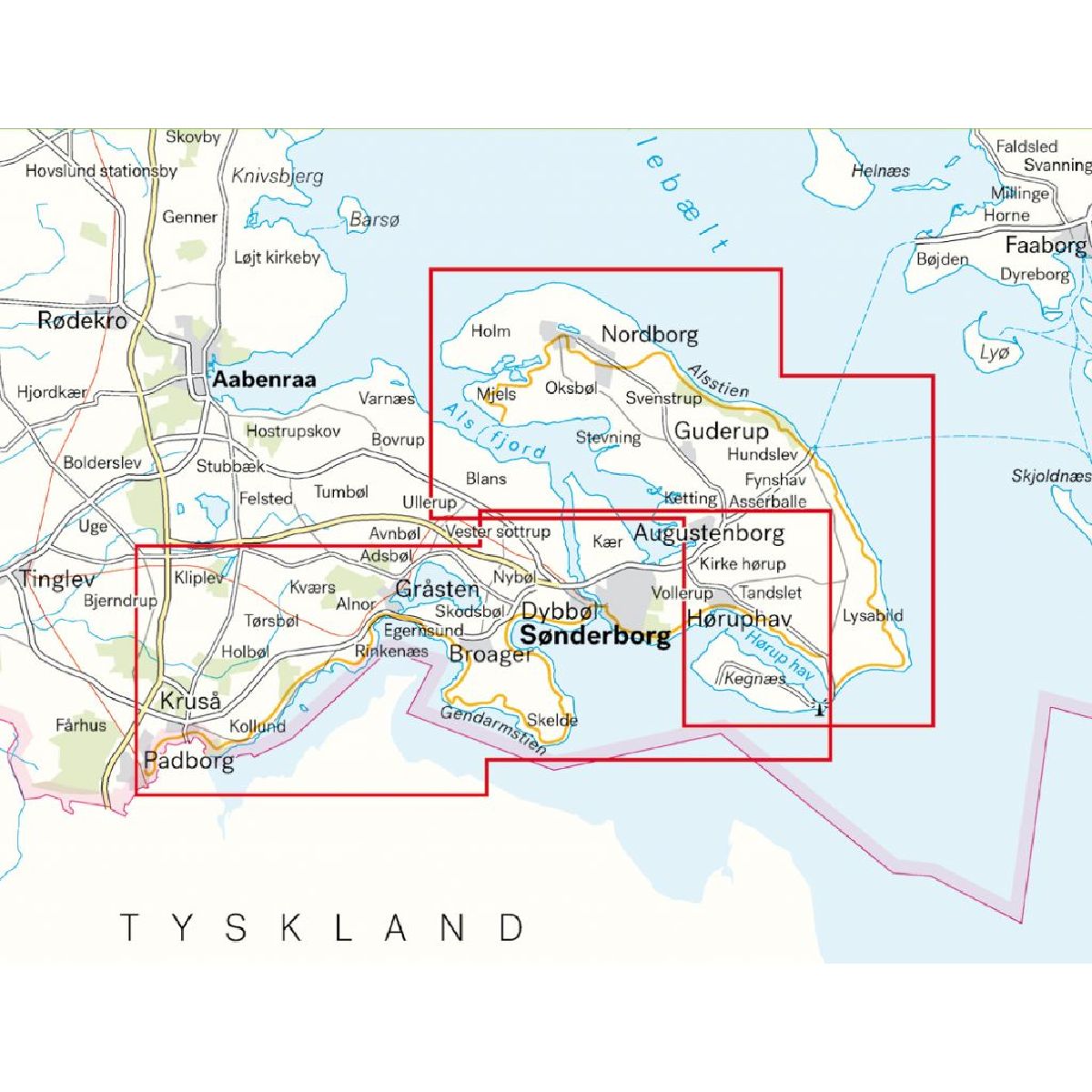 Calazo Kort Gendarmstien 1:30.000