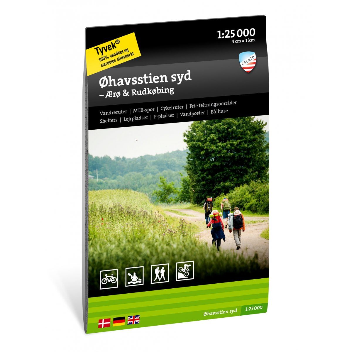 Calazo Kort Øhavsstien syd – Ærø & Rudkøping 1:25.000