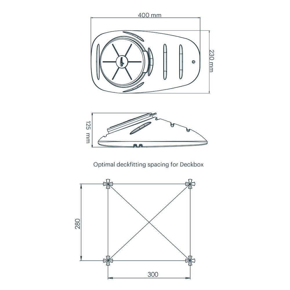 Kajaksport Deck Box, Large