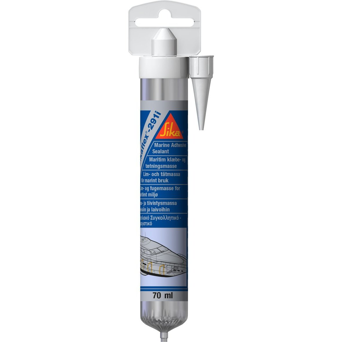 Sikaflex 291i, 70ml Hvid