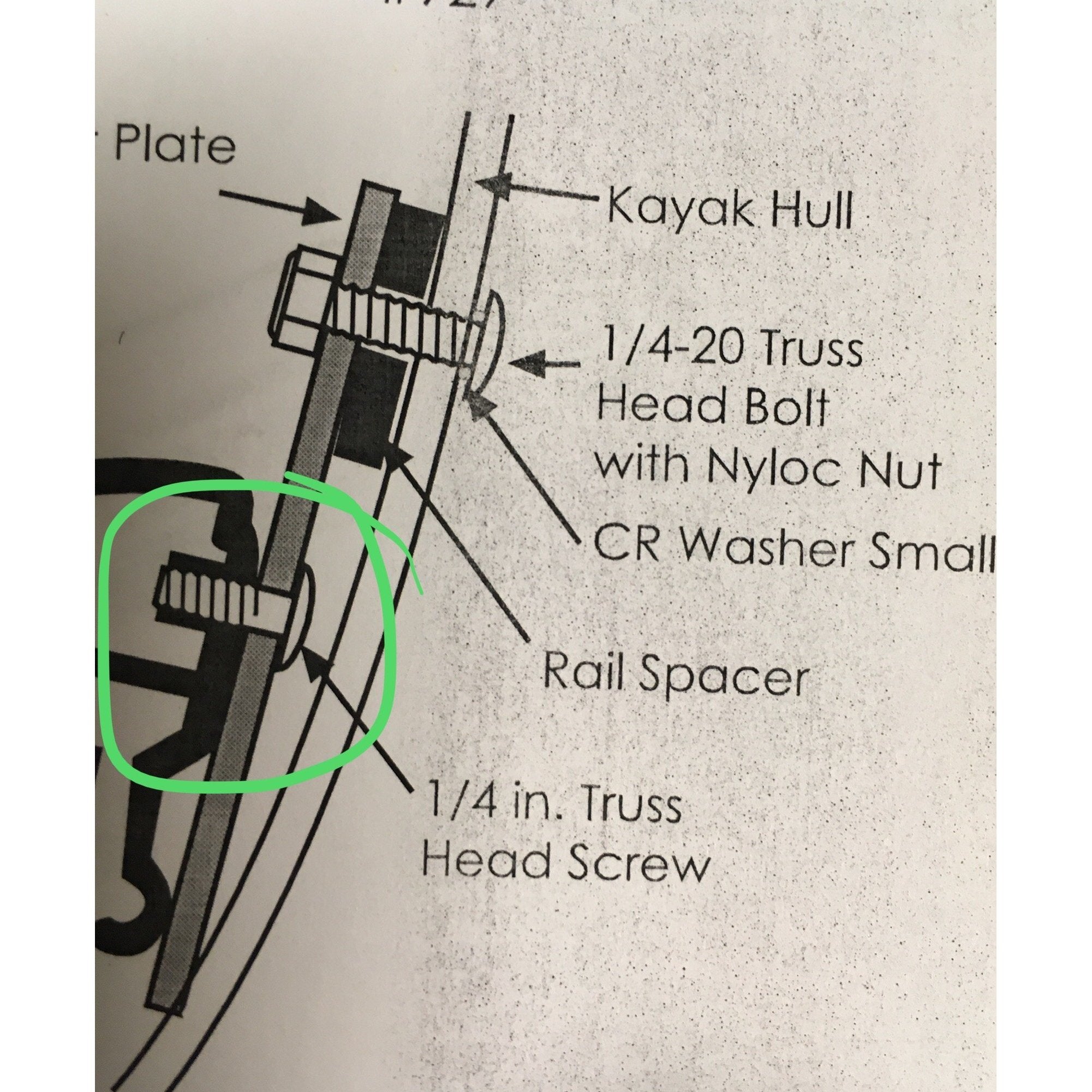 SmartTrack Skrue til Vertikal Højdejusteringsplade