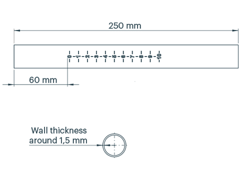 Kajaksport Connector Tube (pagajsamlingrør), 250mm